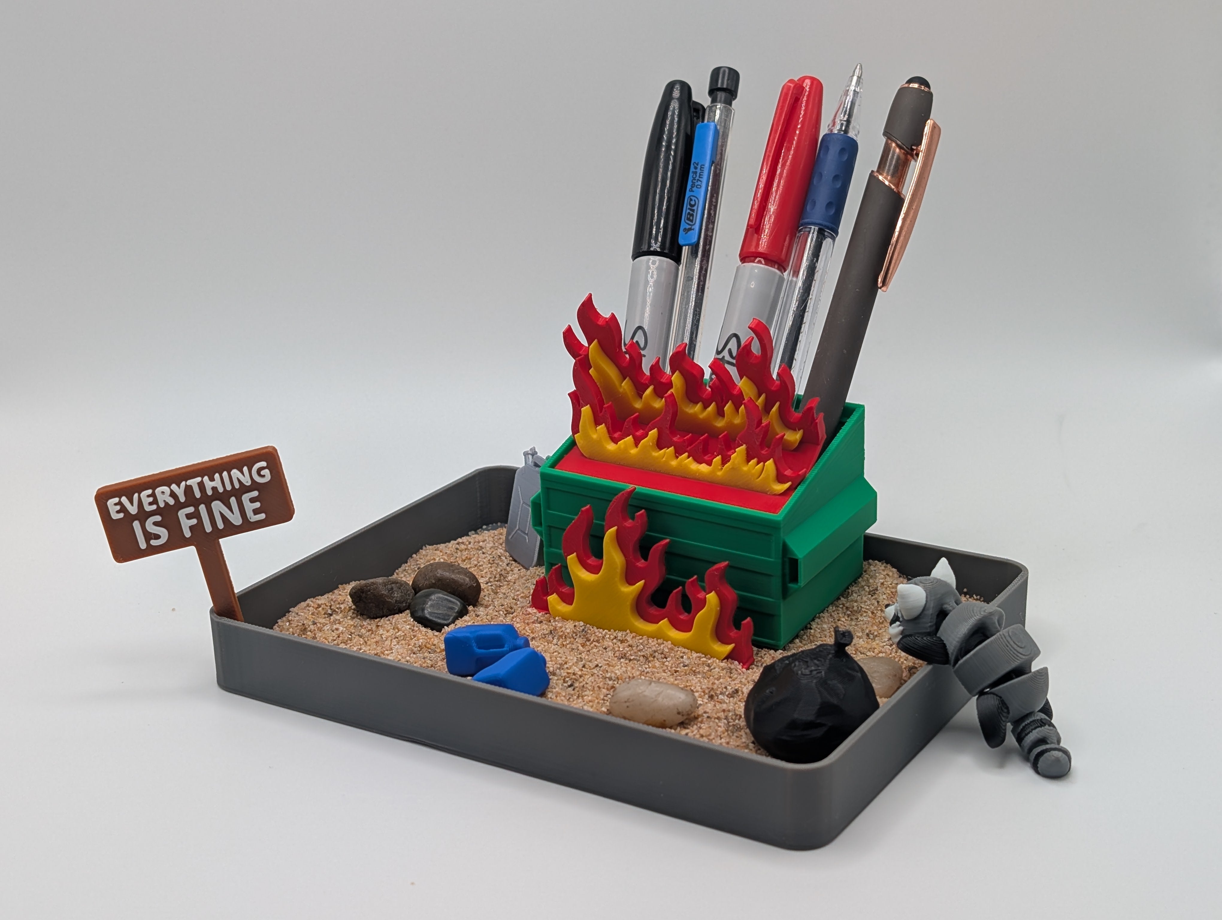 Dumpster Fire Zen Garden