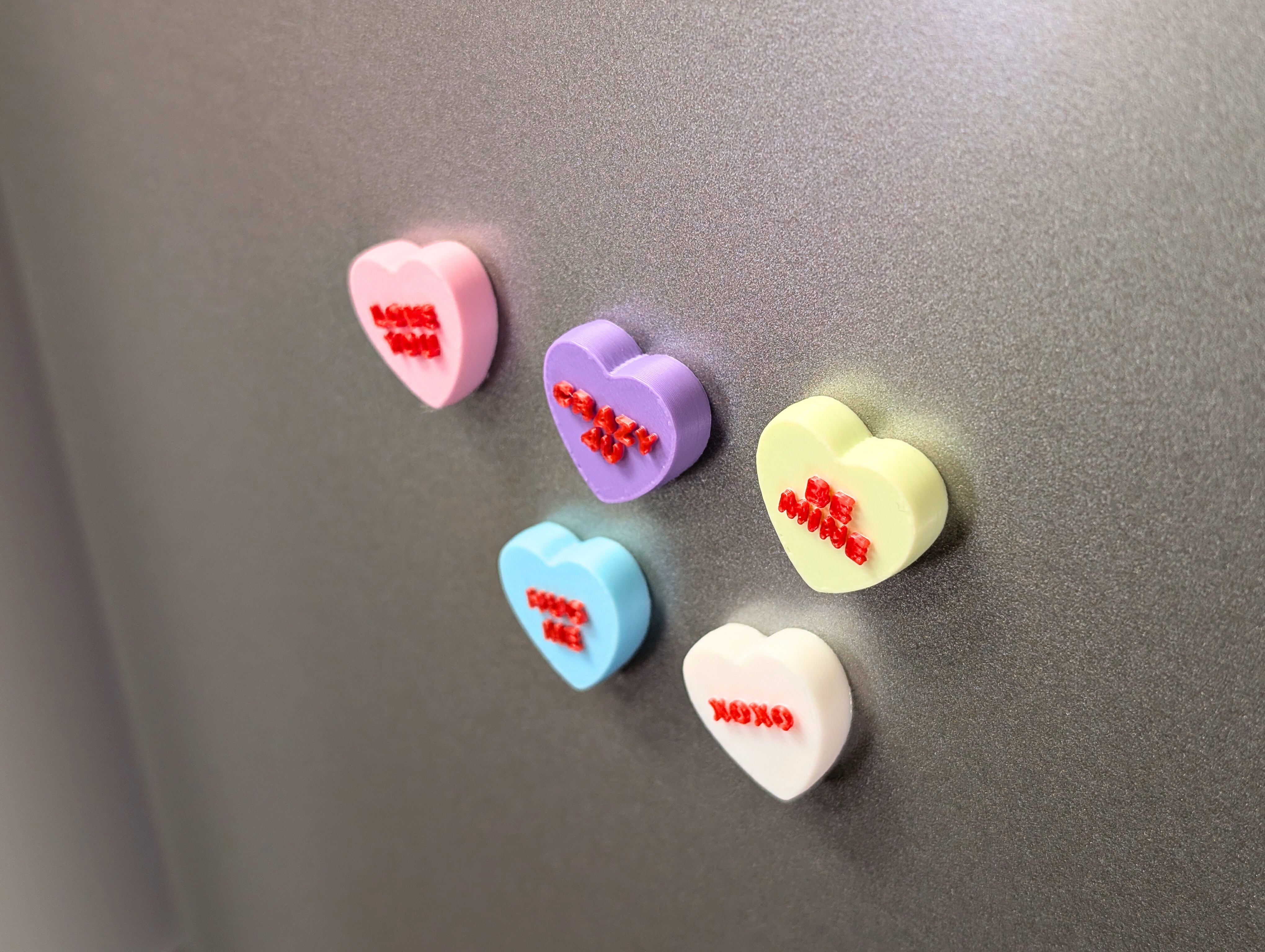 Valentines Heart Magnets ❤
