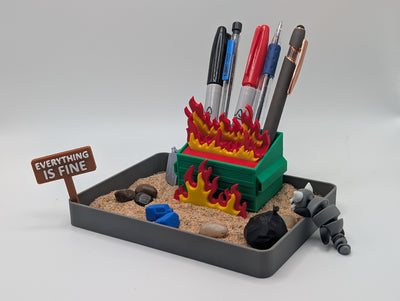 Dumpster Fire Zen Garden