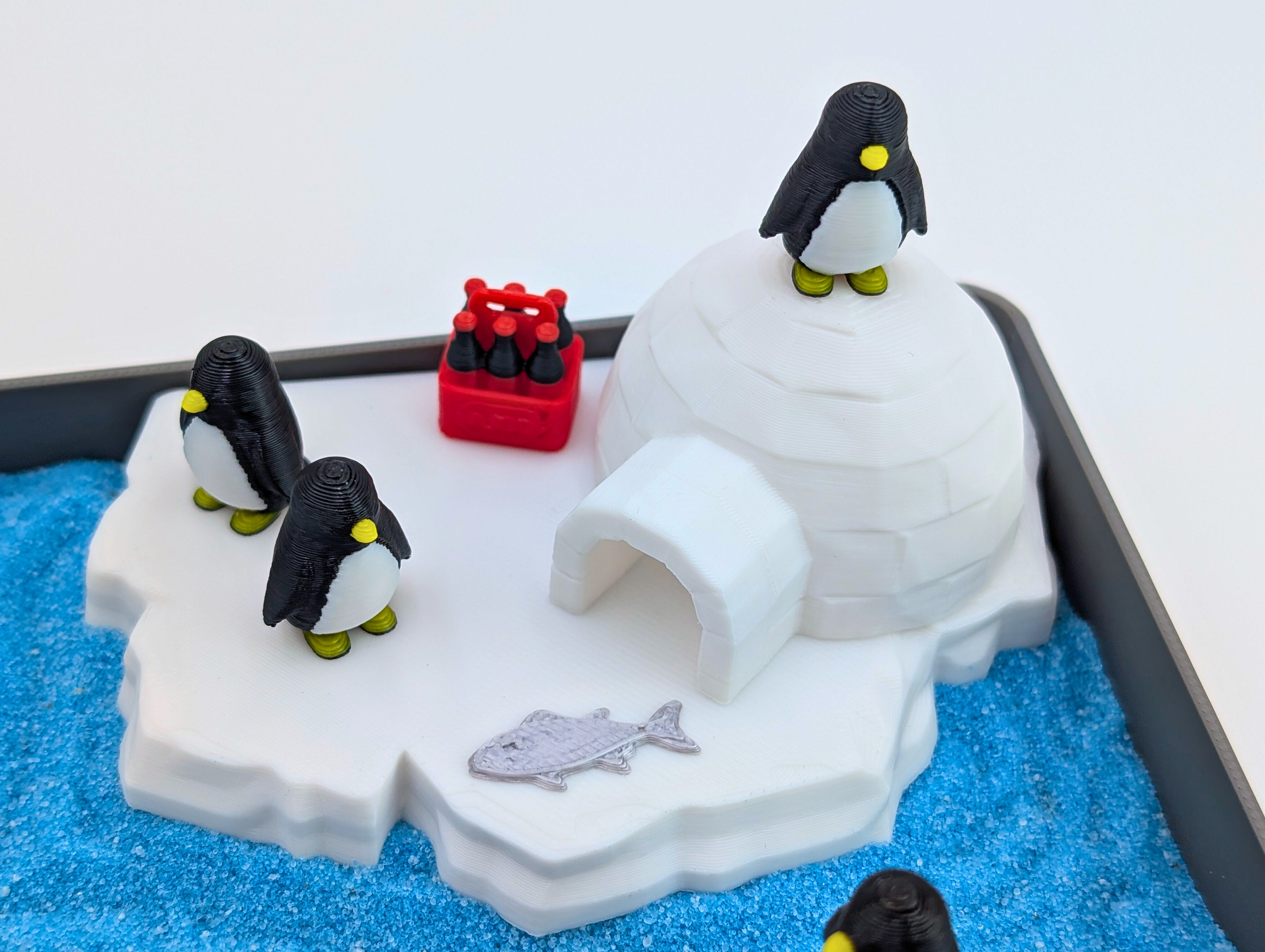 ⭐︎ PenGuin⭐︎ Penguin Zen Garden – UglaForge - Oddly Creative Gifts