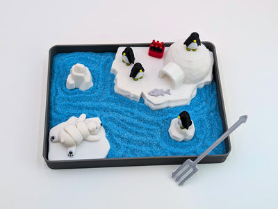 Penguin Zen Garden