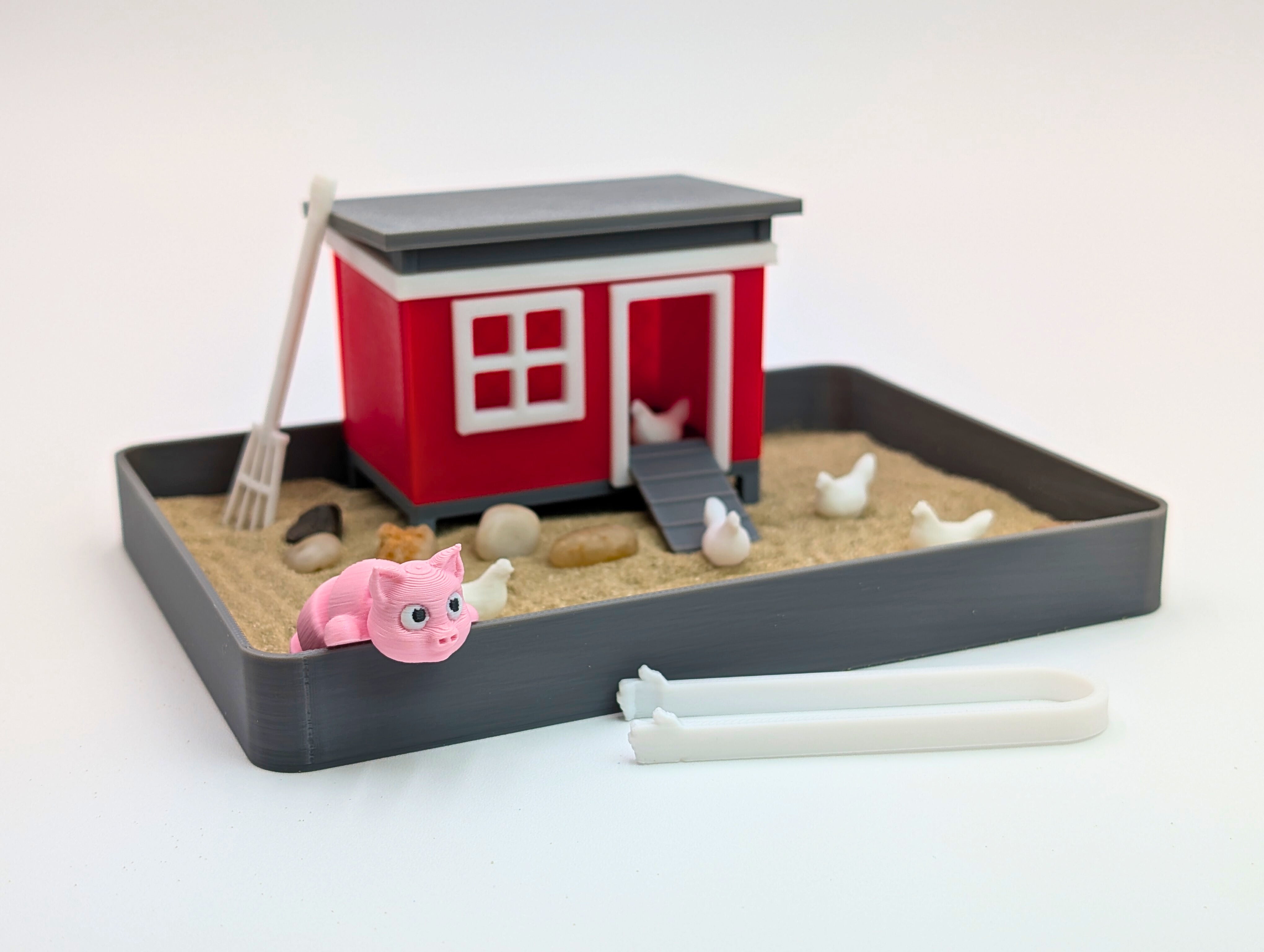 Chicken Zen Garden – UglaForge - Oddly Creative Gifts