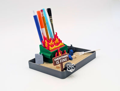 Dumpster Fire Zen Garden