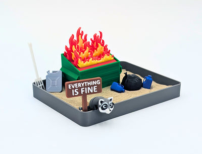 Dumpster Fire Zen Garden