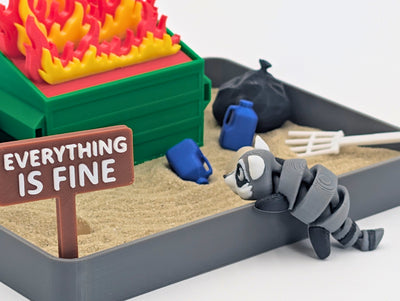 Dumpster Fire Zen Garden