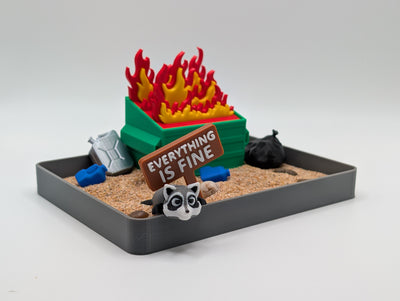 Dumpster Fire Zen Garden