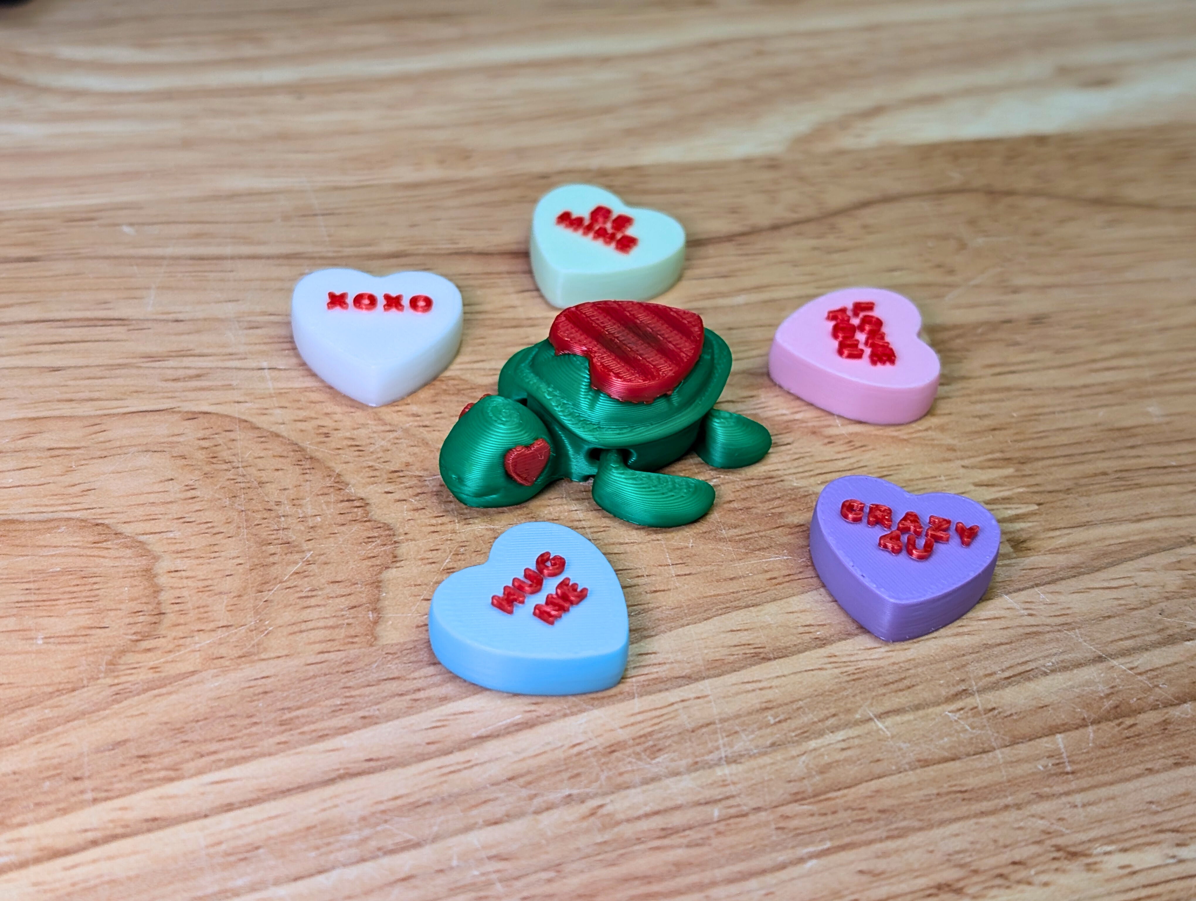Valentines Heart Magnets ❤
