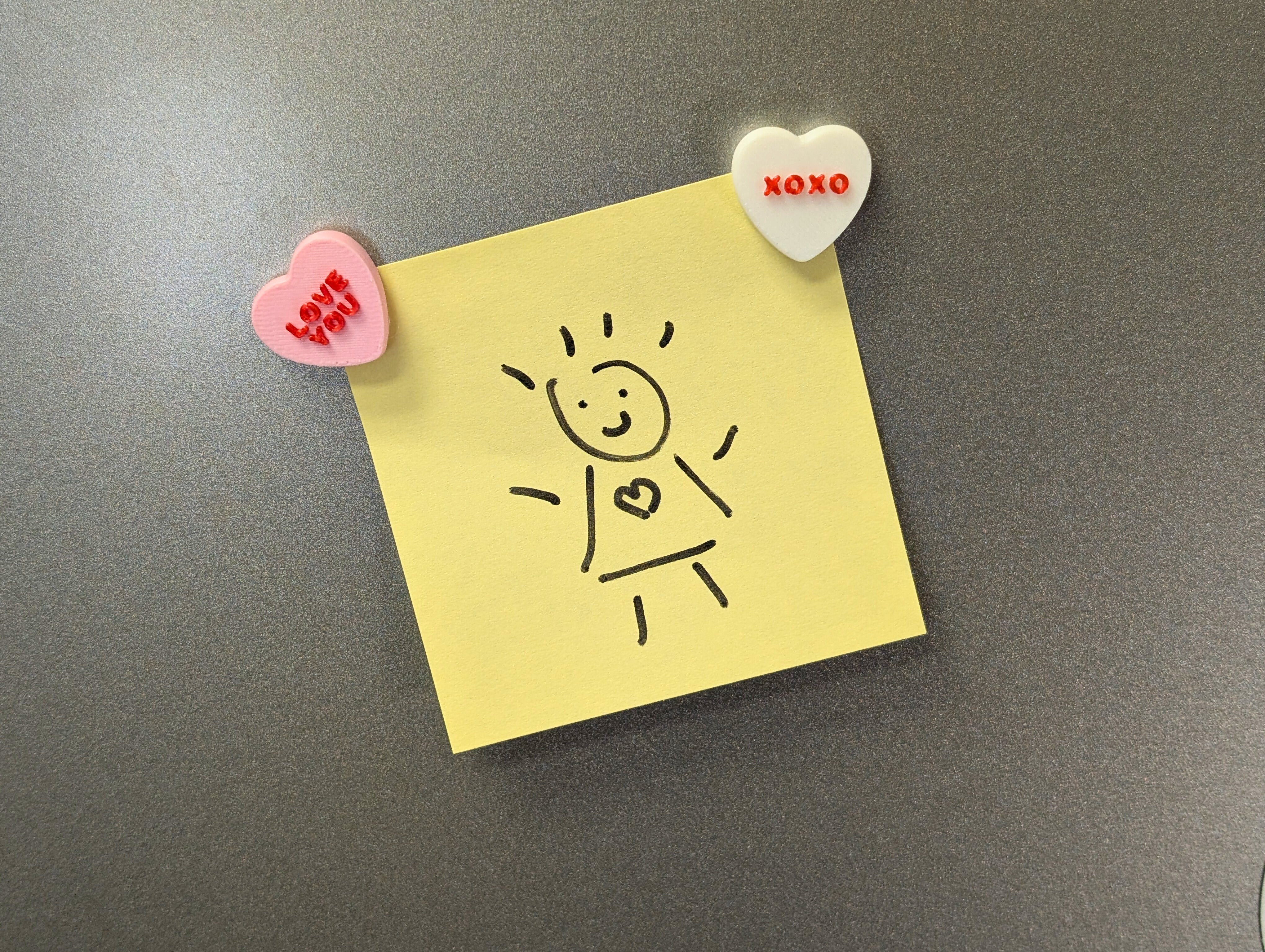Valentines Heart Magnets ❤