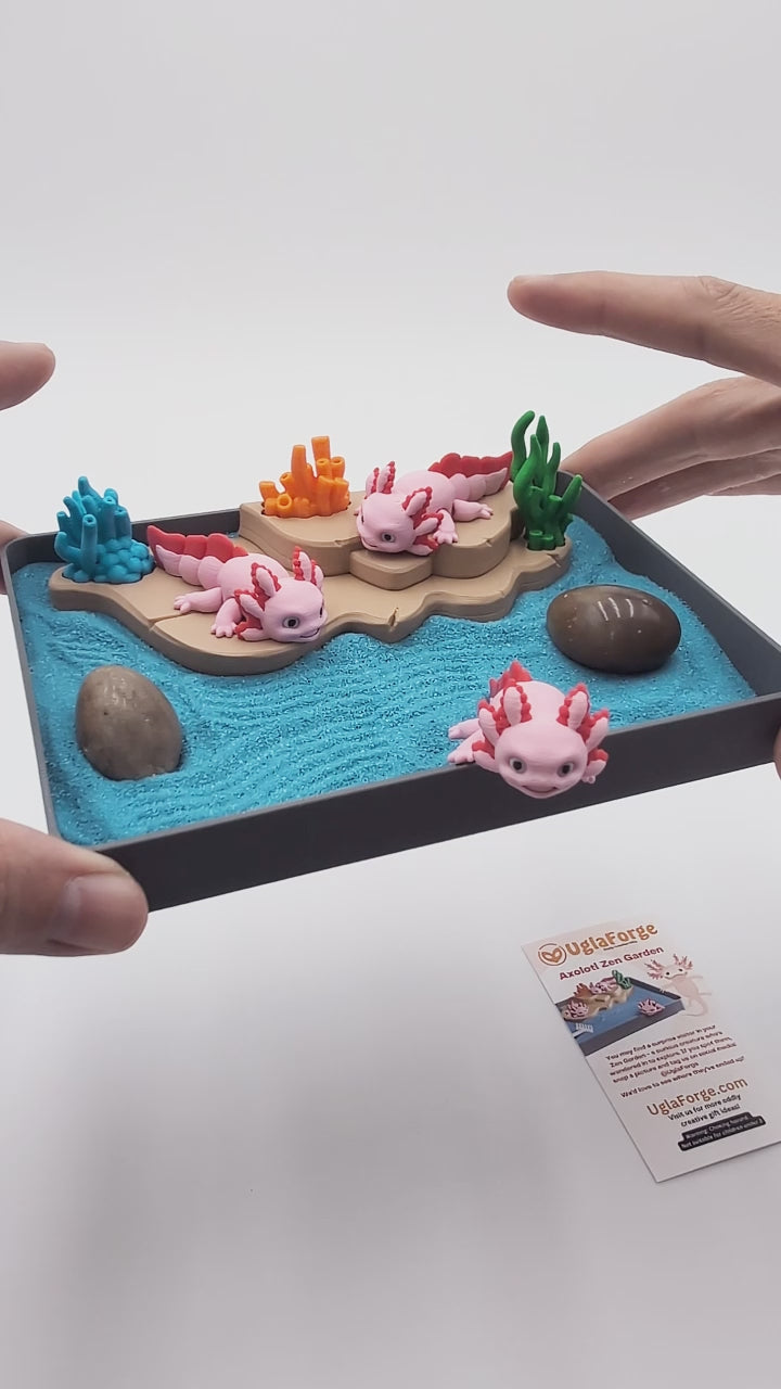 Load video: Axolotl Zen Garden
